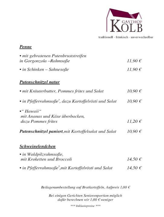Gasthof Kolb Restaurant